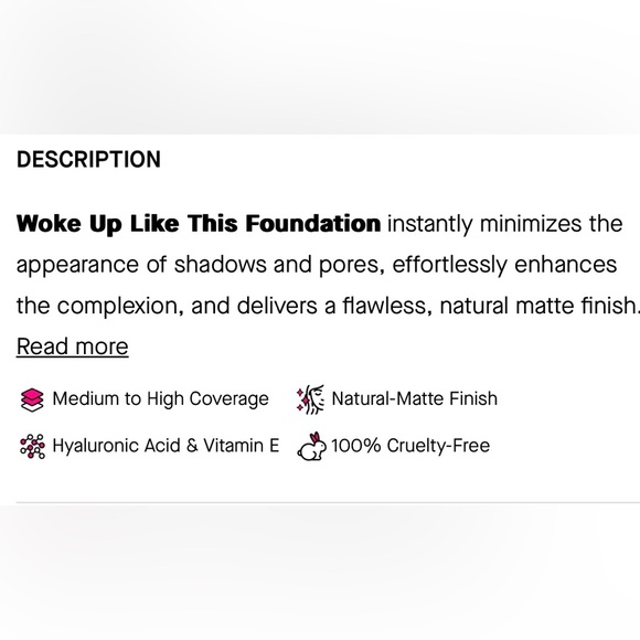 IL MAKIAGE WOKE UP LIKE THIS FACE FOUNDATION. NWT. - Picture 4 of 8